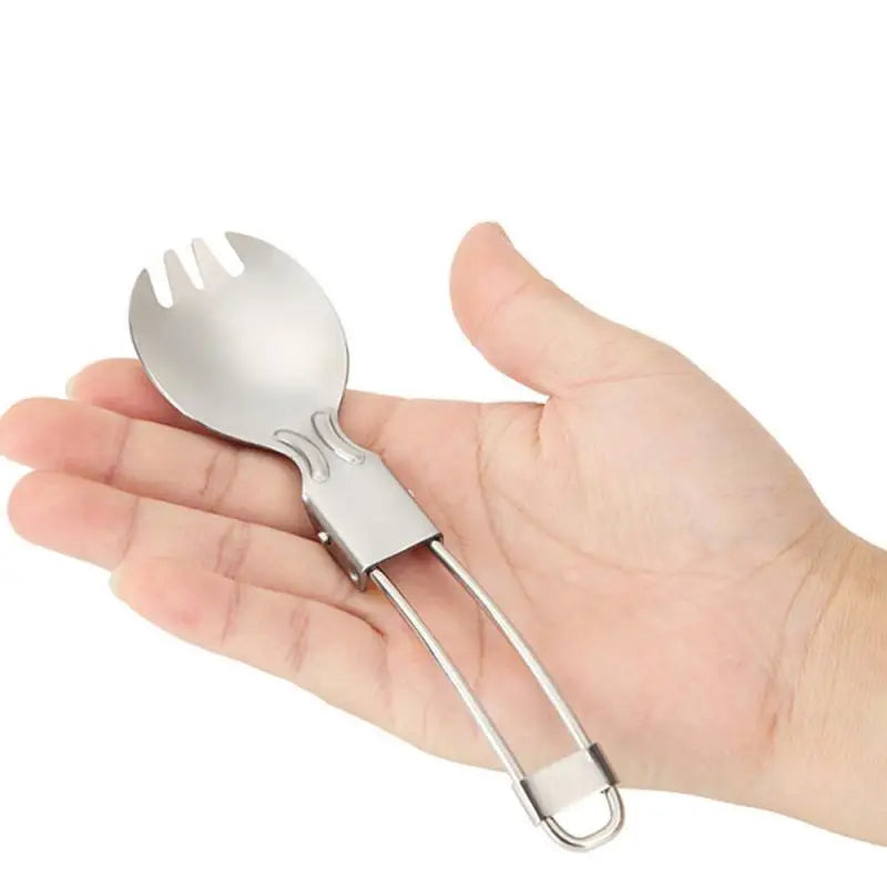 Folding Spork - Lightweight Stainless Steel