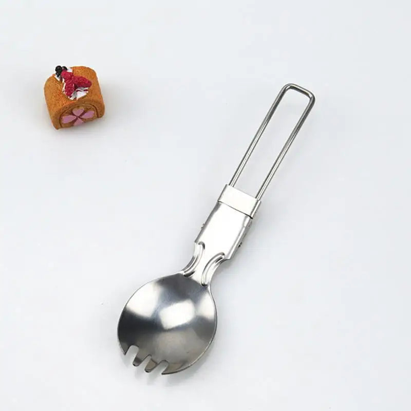 Folding Spork - Lightweight Stainless Steel