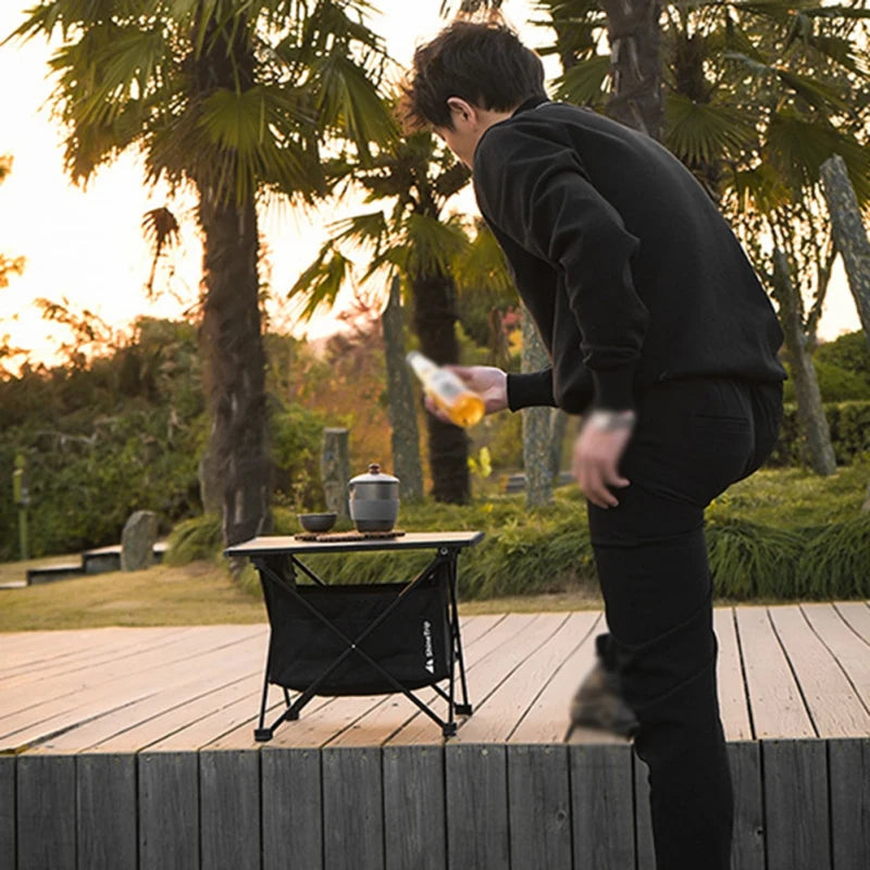 Portable Folding Camping Table with Storage Bag, 600D Oxford Cloth, Small and Large Sizes