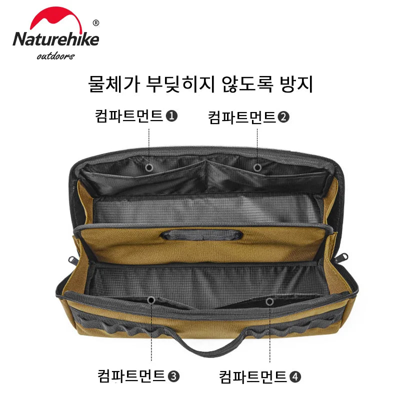 Naturehike 2024 Multifunctional Camping Storage Bag – Collapsible Box for Hiking, Travel Gear, and Outdoor Cookware