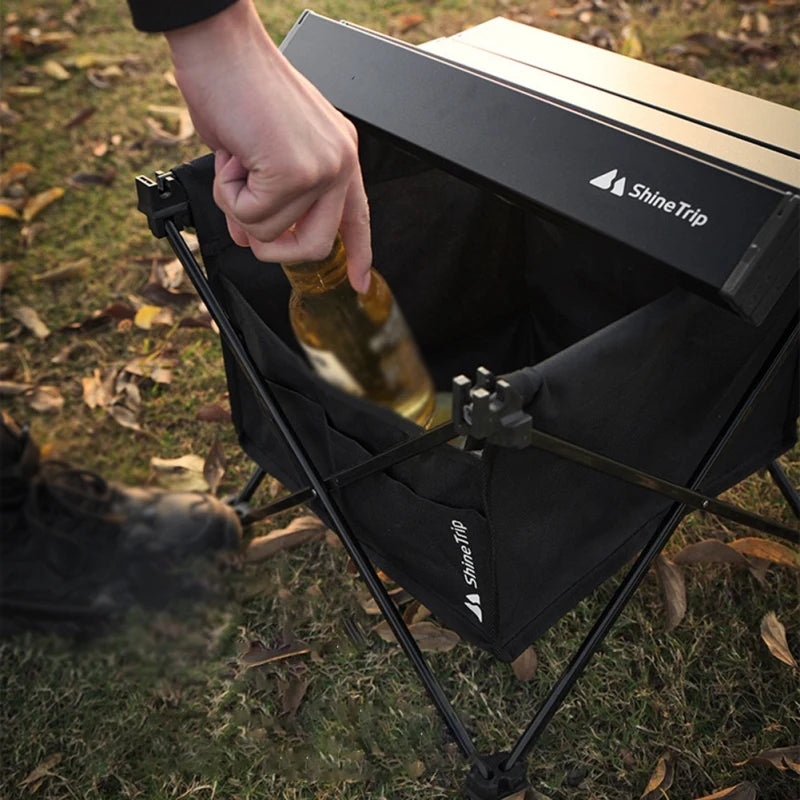 Portable Folding Camping Table with Storage Bag, 600D Oxford Cloth, Small and Large Sizes