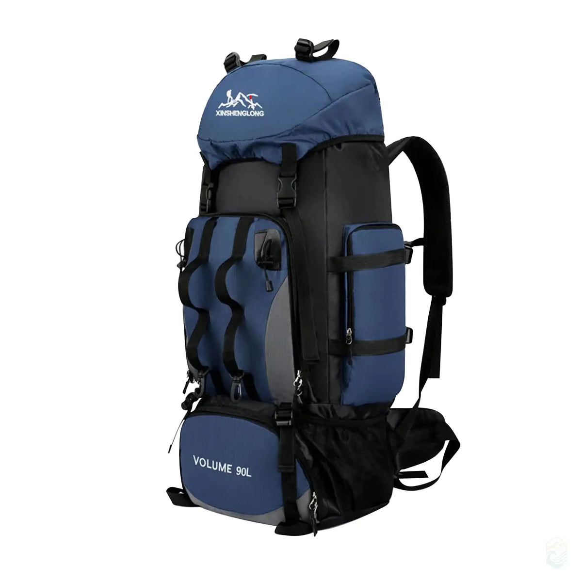 60L Hiking Camping shops Backpack - Blue