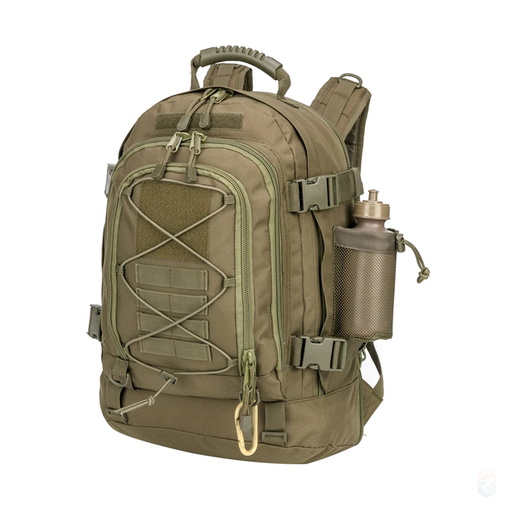 LQArmy 65L MOLLE Tactical Backpack Large Capacity Military Hiking Rucksack
