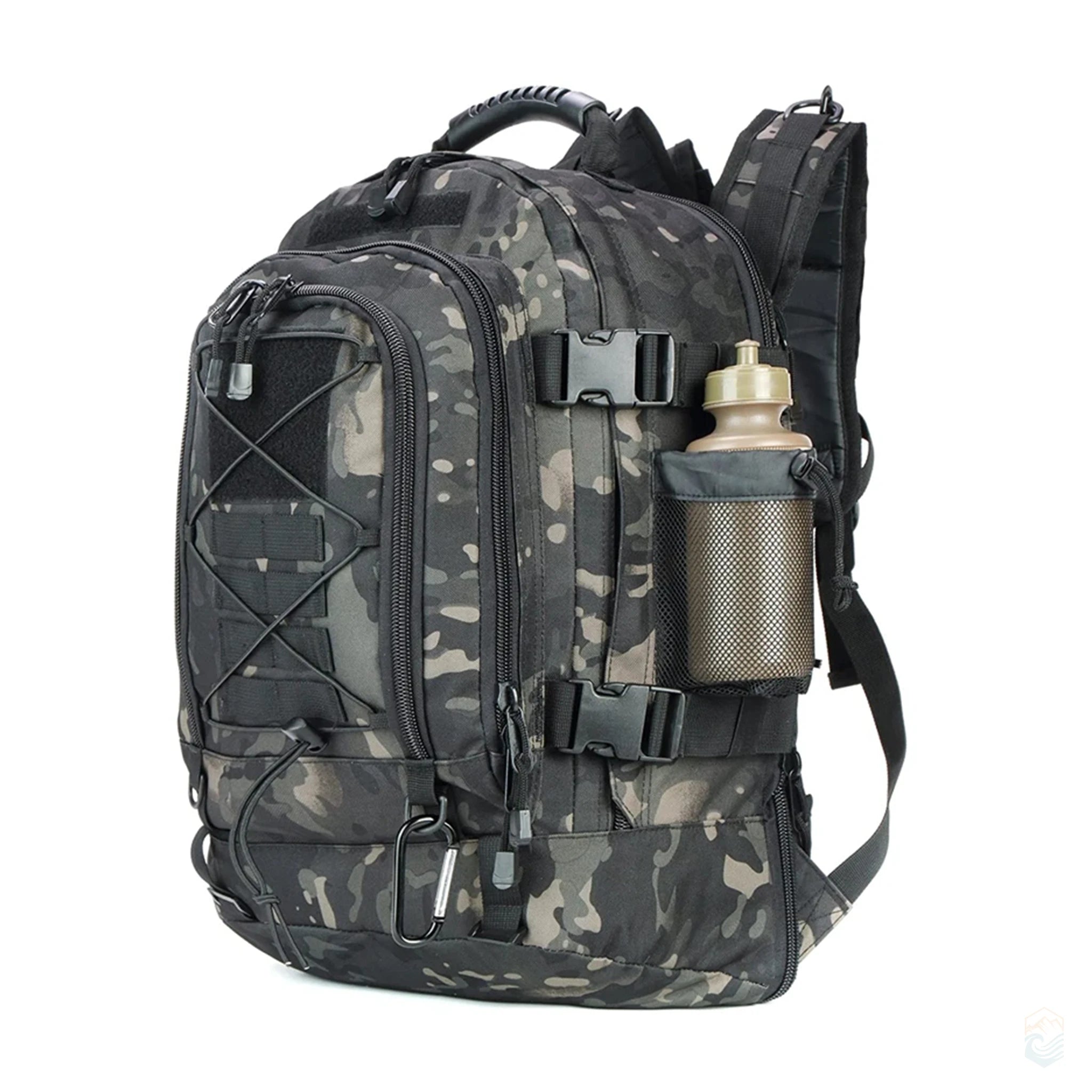 LQArmy 65L MOLLE Tactical Backpack Large Capacity Military Hiking Rucksack