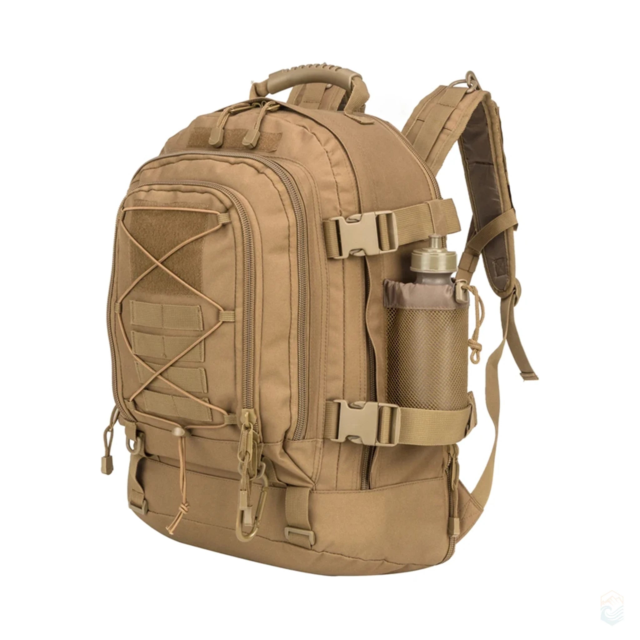 LQArmy 65L MOLLE Tactical Backpack Large Capacity Military Hiking Rucksack