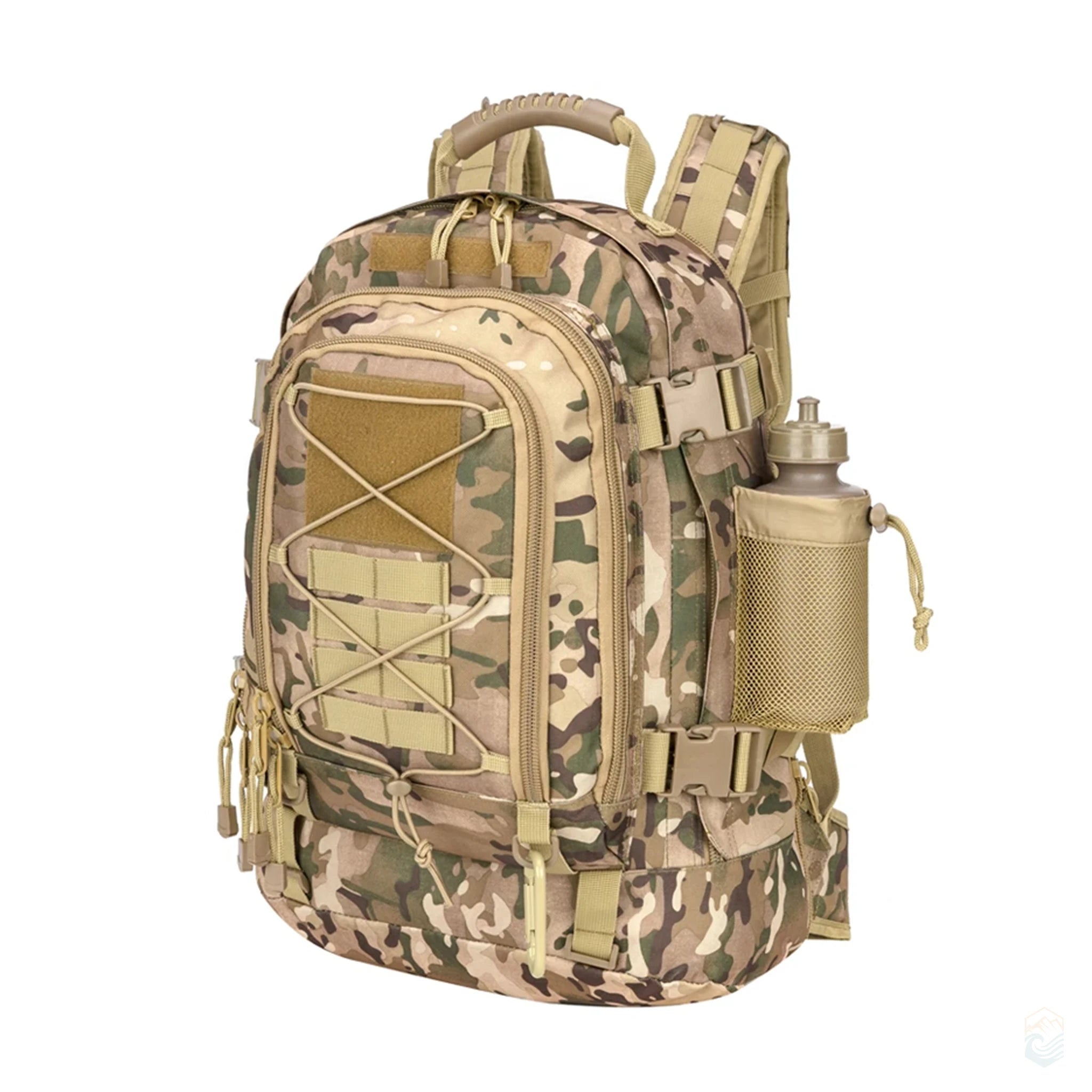 LQArmy 65L MOLLE Tactical Backpack Large Capacity Military Hiking Rucksack