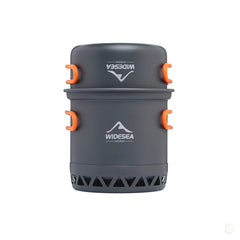 Widesea Camping Cookware Set – Heat-Exchanger Pots with Kettle Included