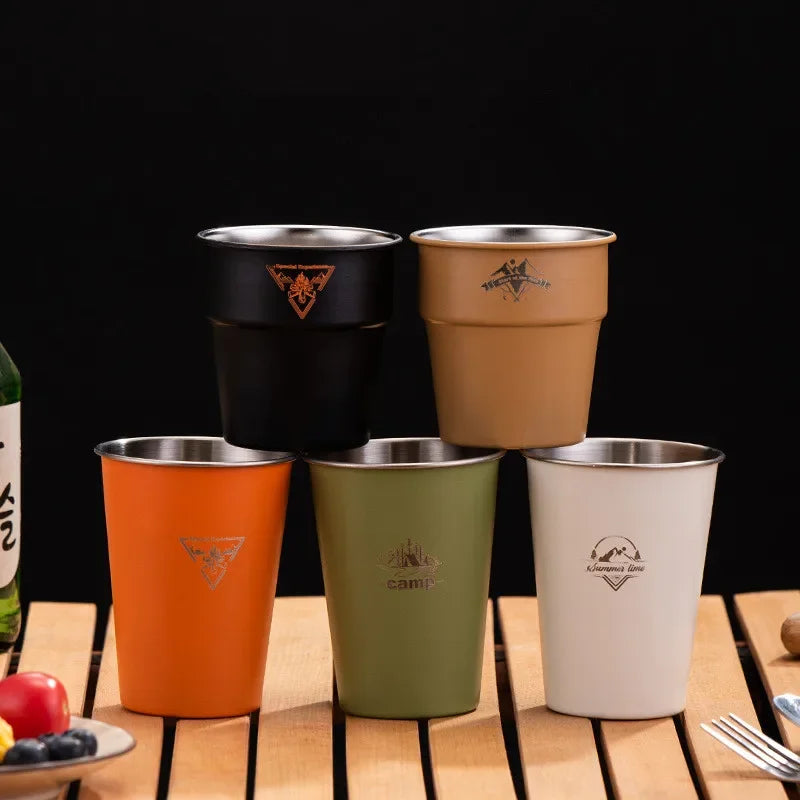 Stainless Steel Camping Cup - 300ml/350ml