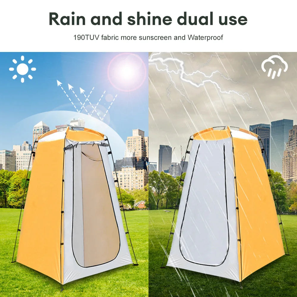 Portable Privacy Shower Tent, Waterproof Changing Room Shelter, 47.24" x 74.8"