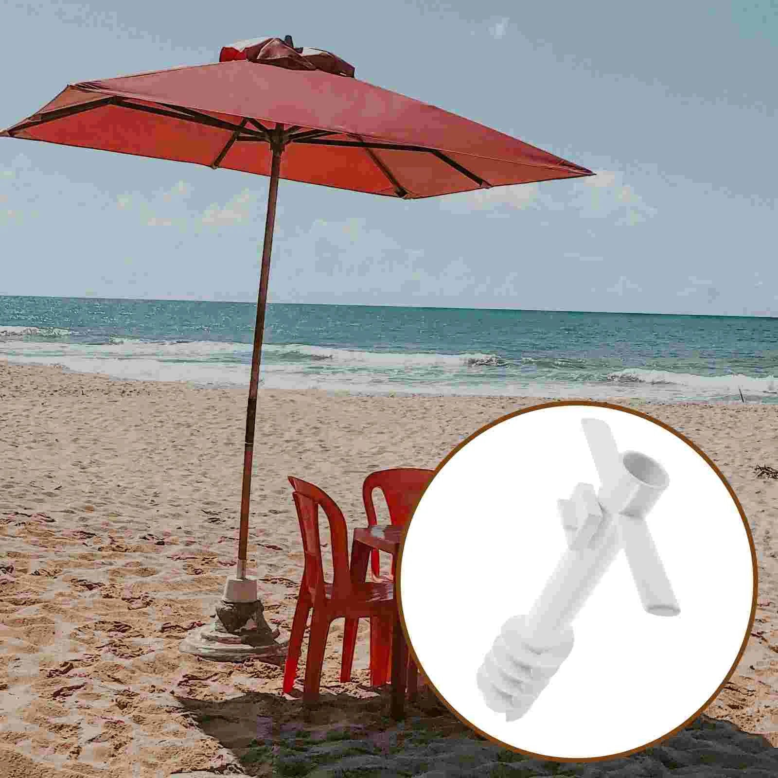 Beach Umbrella Sand Anchor for Camping and Grassland Use Plastic Base for Parasols and Umbrellas Garden Furniture Tool