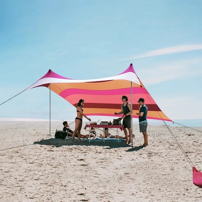 88.5" Portable UV Protection Beach Canopy Tent - Spacious and Lightweight