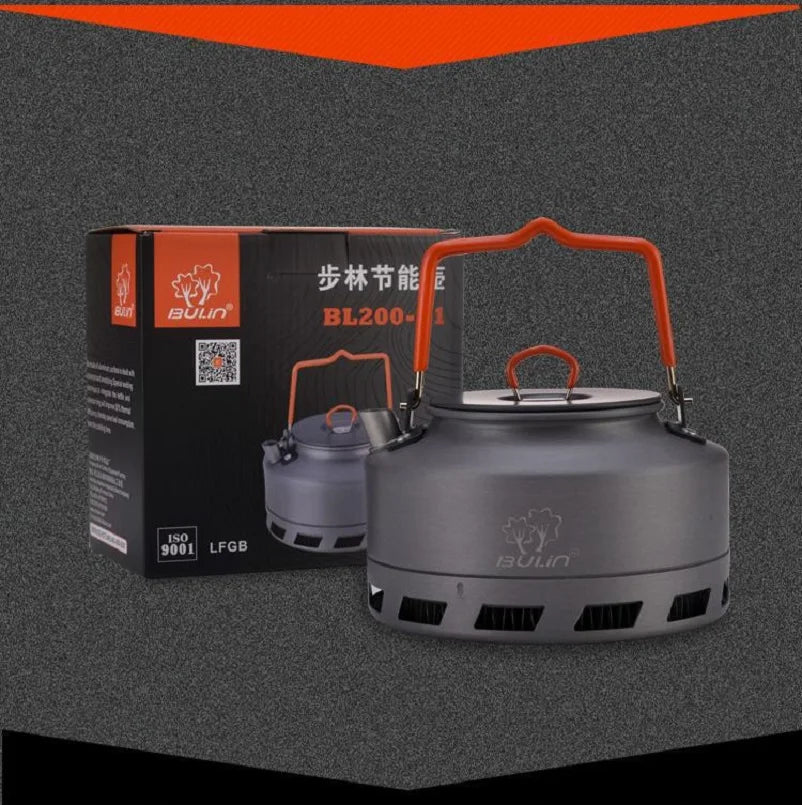 Bulin BL200 Stainless Steel Camping Kettle - Quick Heating, Portable, 1.1L or 1.6L