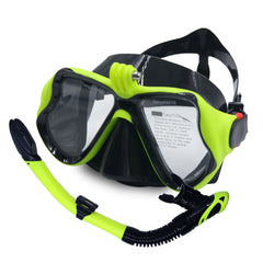 AquaPro Professional Snorkeling Mask with Camera Mount - Full Face, Anti-Fog, Adult Unisex