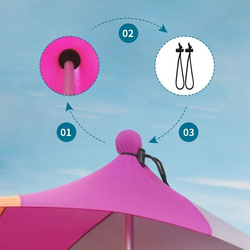 88.5" Portable UV Protection Beach Canopy Tent - Spacious and Lightweight