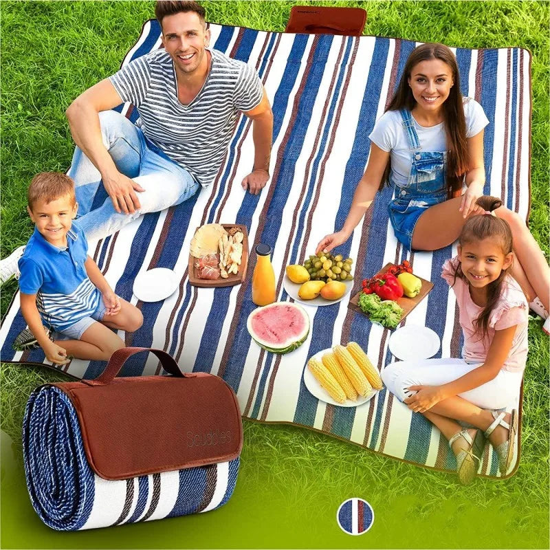 Naturehike Outdoor Canvas Picnic Blanket - Portable, Ultra-Light, Waterproof, 78.75" x 59"