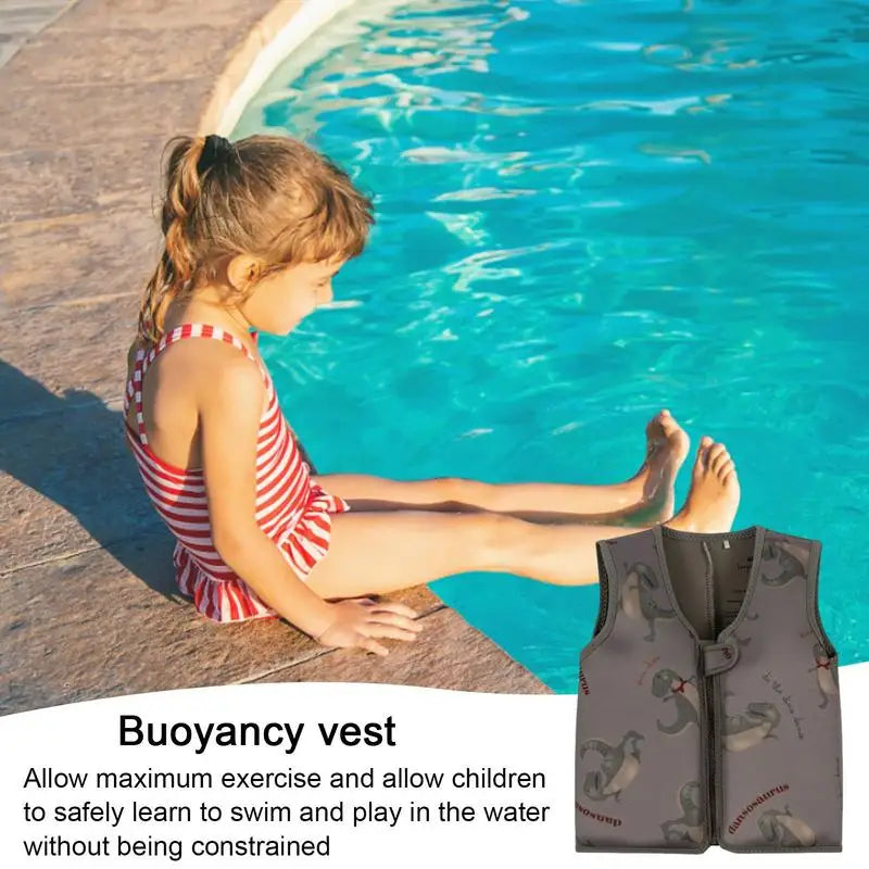 Owlwin Toddler Swim Vest - Neoprene Buoyancy Jacket for Beach, Pool, Kayaking & Surfing - Ages 2-6