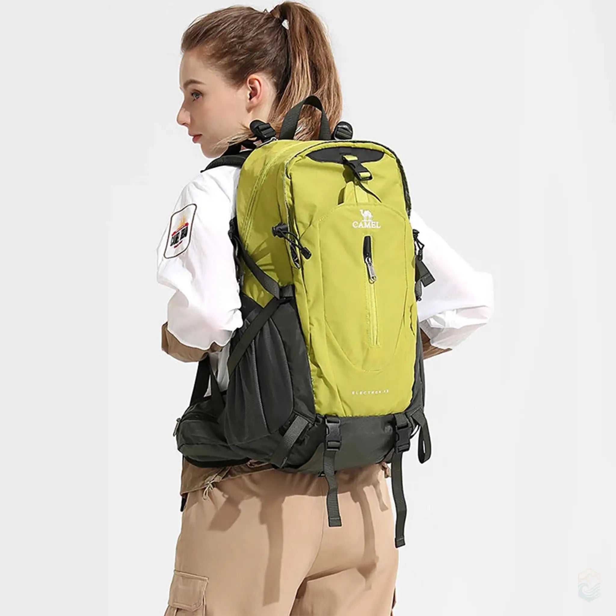 Camel 36L Waterproof Lightweight Camping Backpack Hiking and Travel Wilderness and Waves
