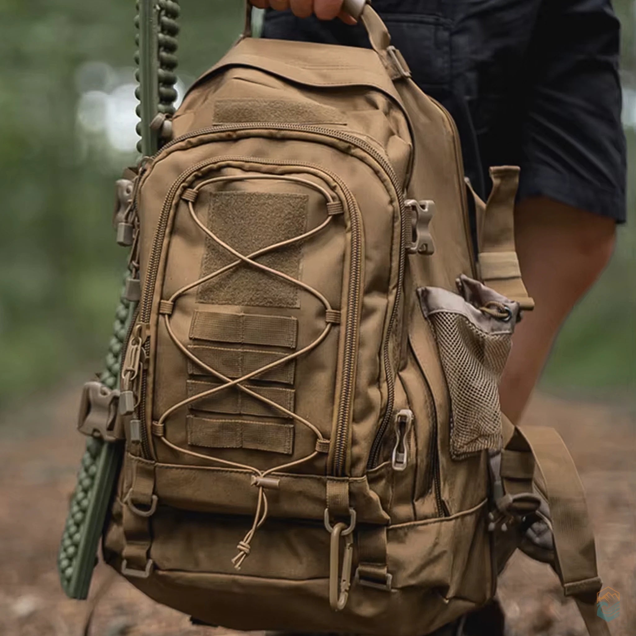 LQArmy 65L MOLLE Tactical Backpack Large Capacity Military Hiking Rucksack