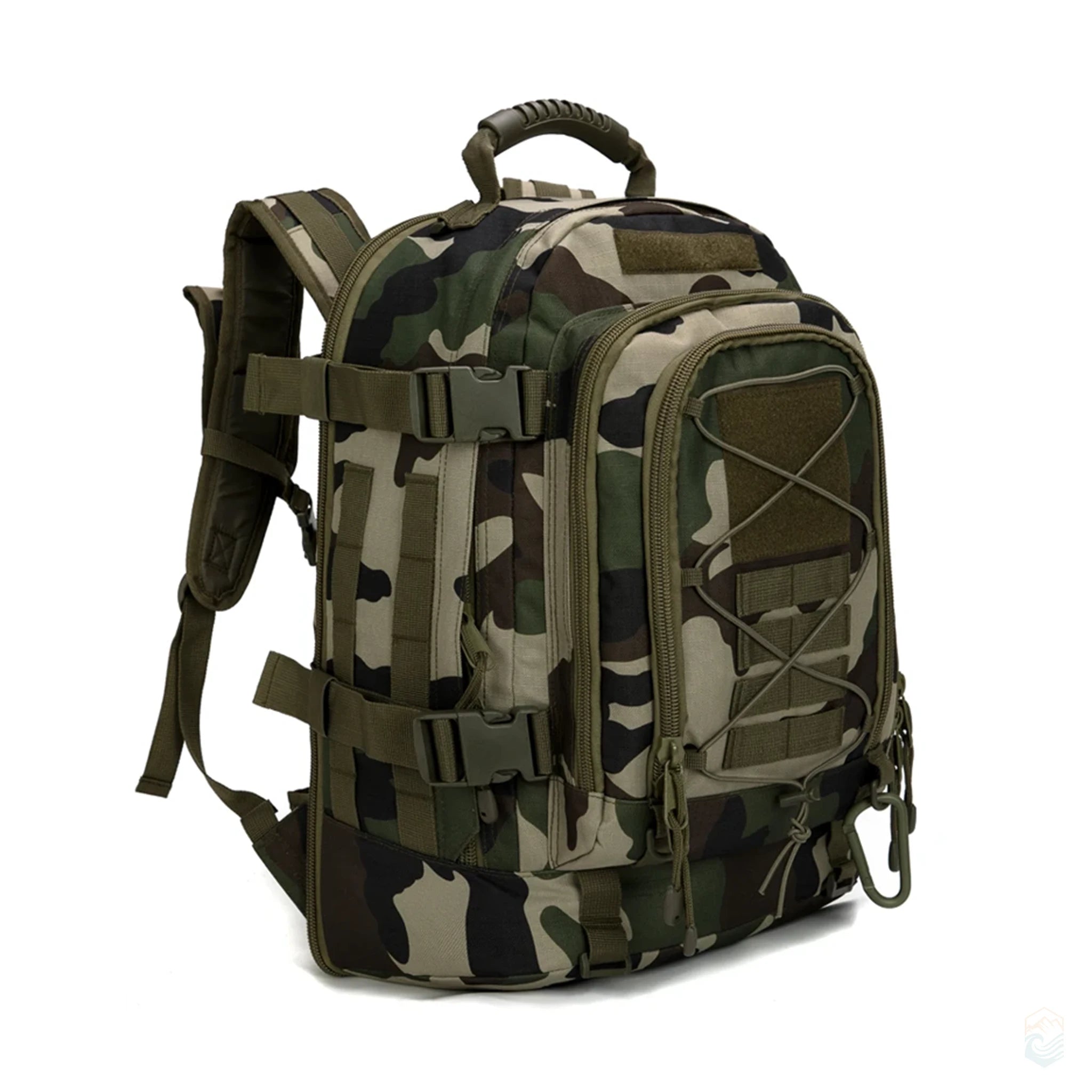 LQArmy 65L MOLLE Tactical Backpack Large Capacity Military Hiking Rucksack